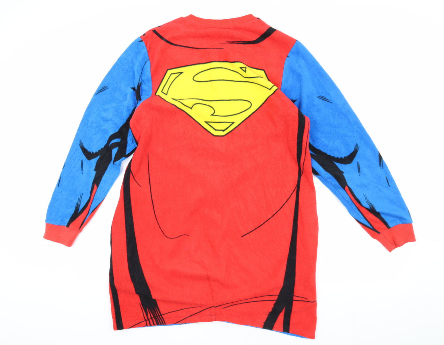Cedar Wood State Superman Fleece Onesie XS