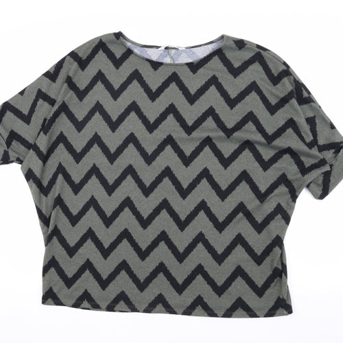 Apricot Women's Grey Geometric Pullover, Size 16