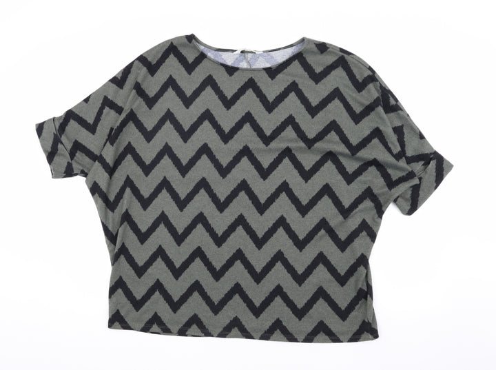 Apricot Women's Grey Geometric Pullover, Size 16
