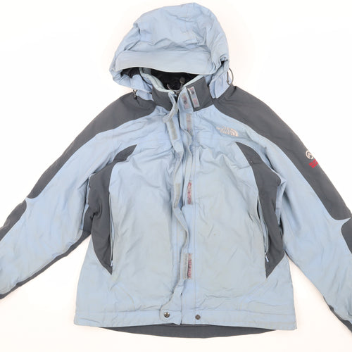 The North Face Women's Blue Ski Jacket M Hooded