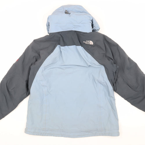 The North Face Women's Blue Ski Jacket M Hooded