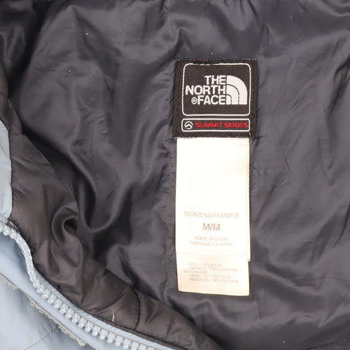 The North Face Women's Blue Ski Jacket M Hooded