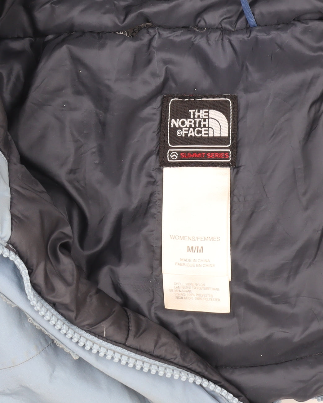 The North Face Women's Blue Ski Jacket M Hooded