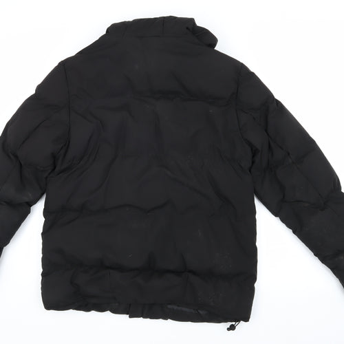 VOI London Black Puffer Jacket Men’s S Casual Winter