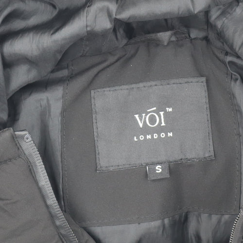 VOI London Black Puffer Jacket Men’s S Casual Winter