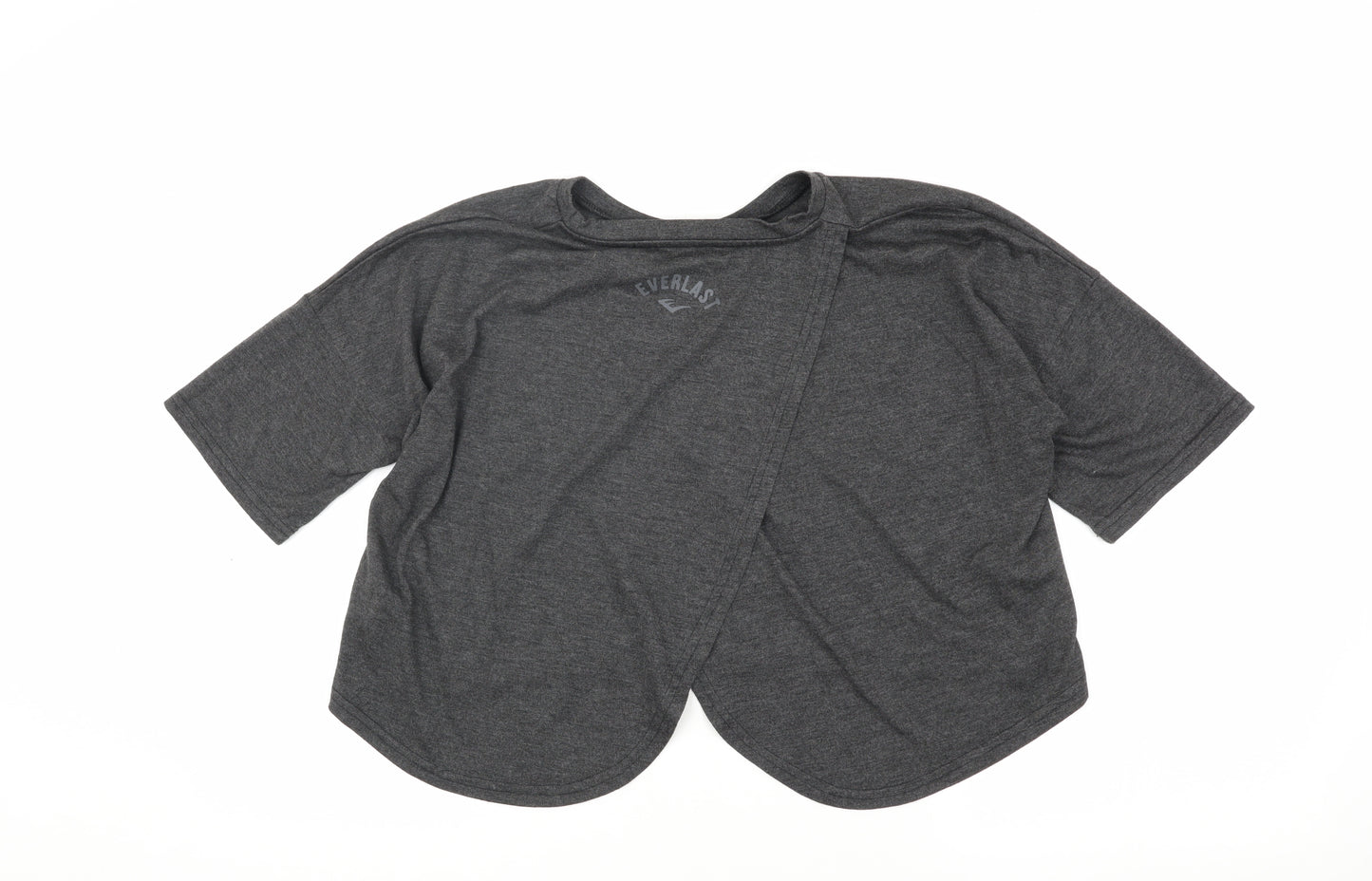 Everlast Women's Grey Cropped T-Shirt, Size 10