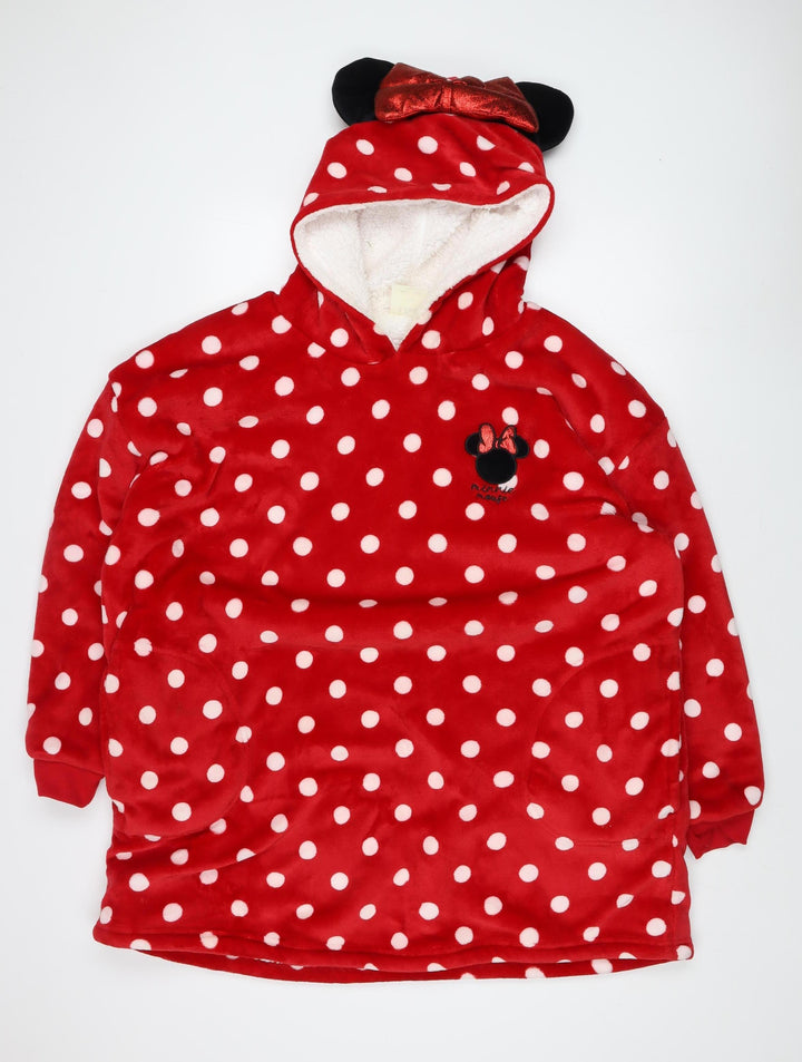 Disney Women’s Red Minnie Mouse Polka Dot Fleece Robe XS/S