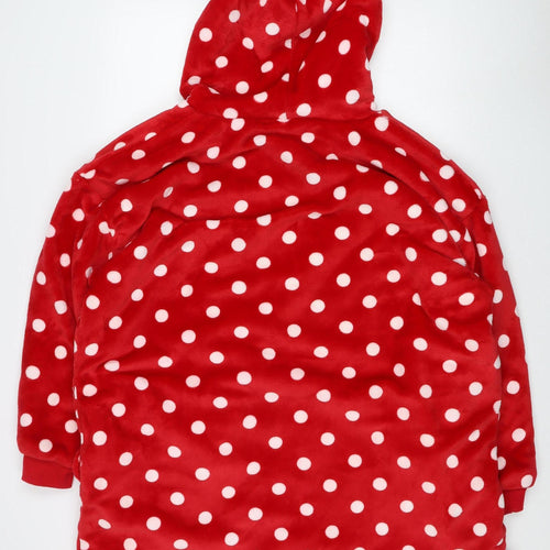 Disney Women’s Red Minnie Mouse Polka Dot Fleece Robe XS/S