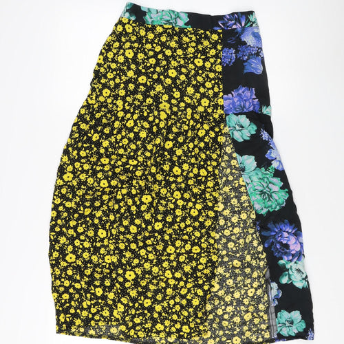 ASOS Women's Floral Midi Skirt, Size 8, Multicoloured