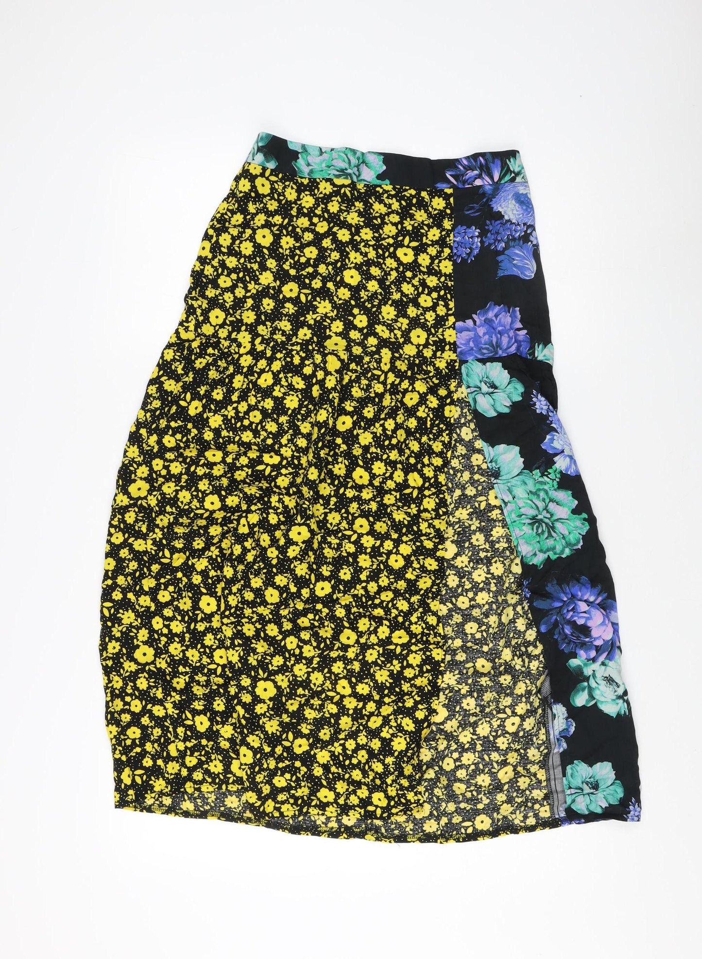 ASOS Women's Floral Midi Skirt, Size 8, Multicoloured