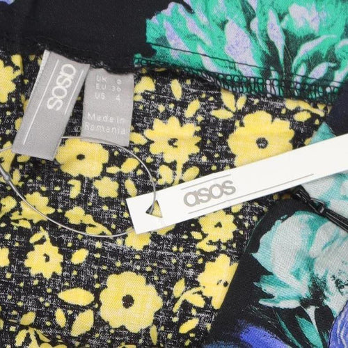 ASOS Women's Floral Midi Skirt, Size 8, Multicoloured