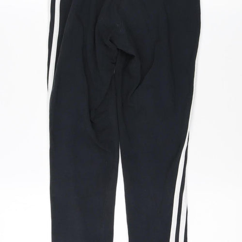 Adidas Women's Black Ankle Leggings Size S with Side Stripe