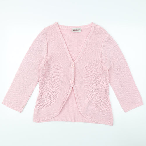 Kaleidoscope Women's Pink Cardigan V-Neck UK 14