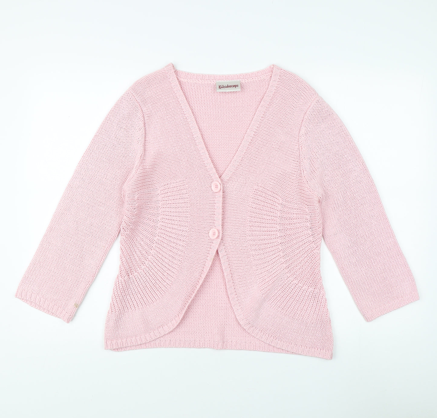 Kaleidoscope Women's Pink Cardigan V-Neck UK 14