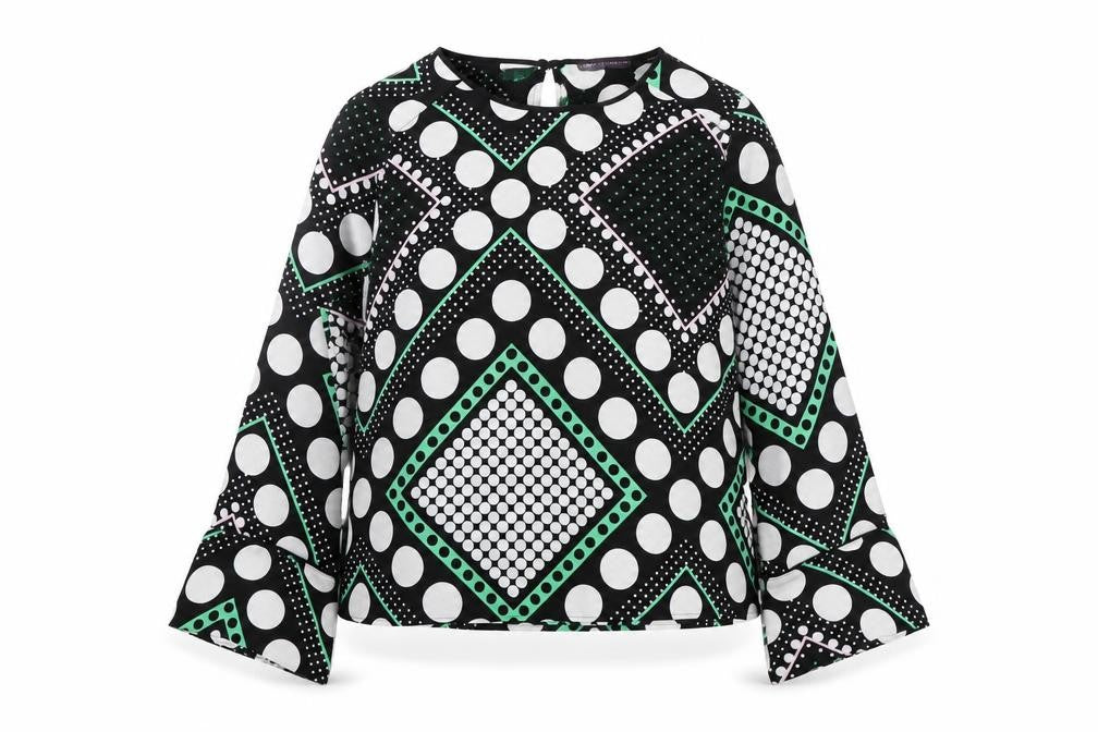 Front view of Marks & Spencer Women's Geometric Blouse