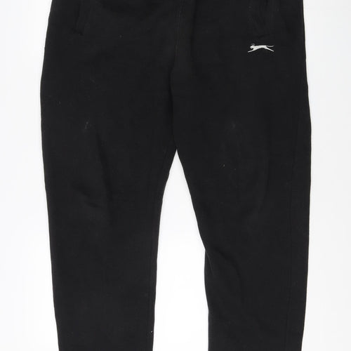 Slazenger Men's Black Tracksuit Bottoms L