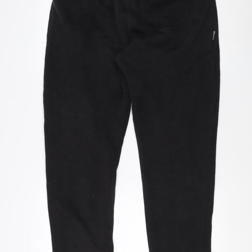 Slazenger Men's Black Tracksuit Bottoms L