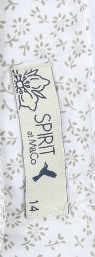 SPIRIT at M&Co Beige Cropped Trousers Size 14