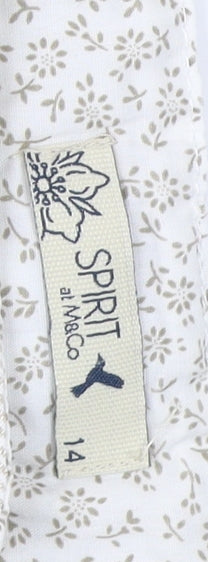SPIRIT at M&Co Beige Cropped Trousers Size 14