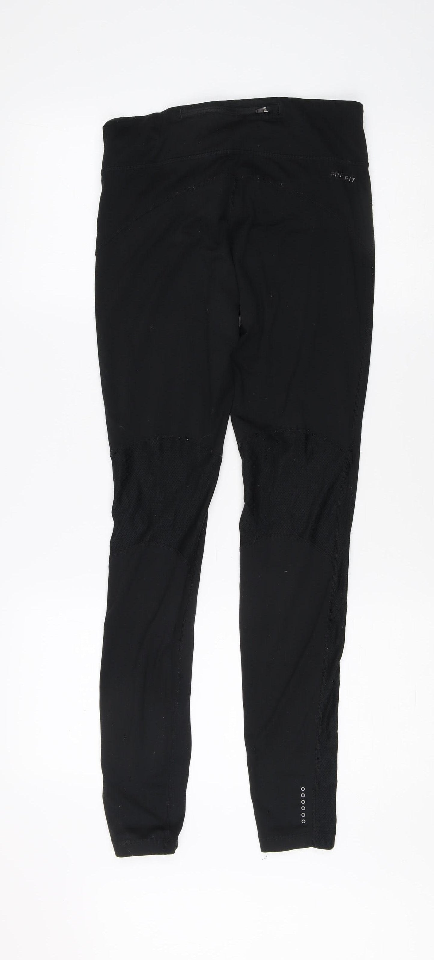 Nike Women's Black Gym Leggings M Elastic Waist