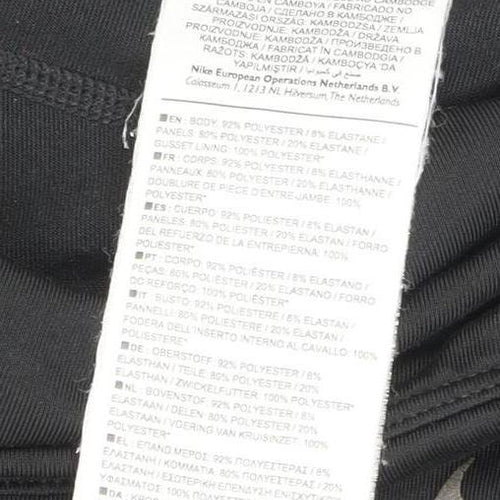 Nike Women's Black Gym Leggings M Elastic Waist