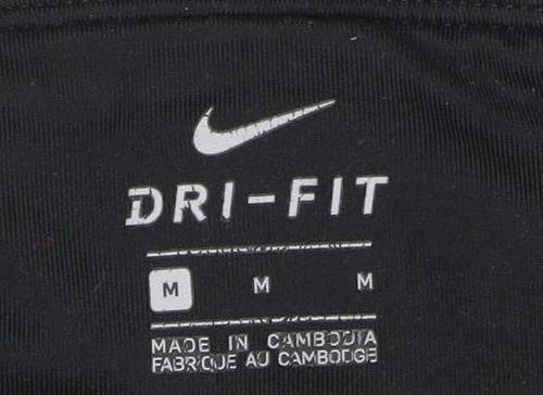 Nike Women's Black Gym Leggings M Elastic Waist