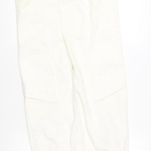 Mint Velvet Women's White Cargo Midi Skirt Size 6