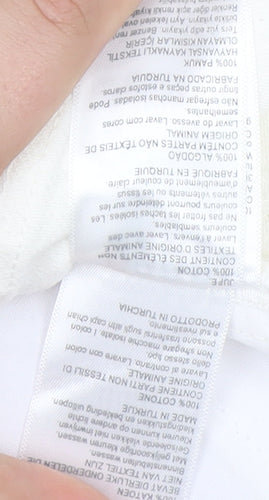 Mint Velvet Women's White Cargo Midi Skirt Size 6