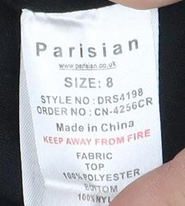 Parisian Women’s Black & Gold Sequin Bodycon Dress