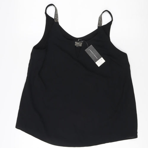 Dorothy Perkins Women's Black Camisole Tank - Size 12