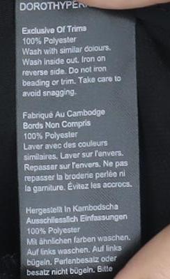 Dorothy Perkins Women's Black Camisole Tank - Size 12