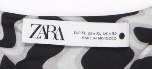 Zara Women's Black/White XL Camisole Tank