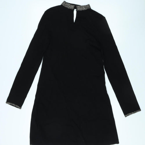 Warehouse Women Black Long Sleeve Dress Size 10
