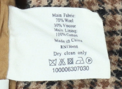 Jack Wills Women Brown Pleated Skirt Size 6