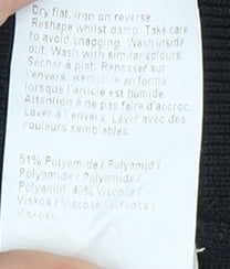 River Island Women's Black 3/4 Sleeve Boat Neck Top