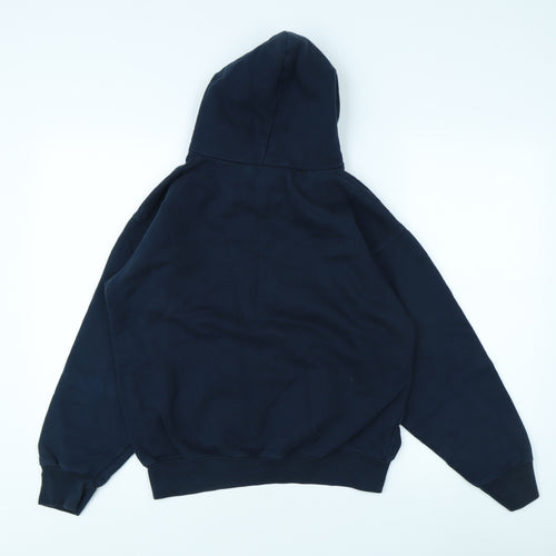 Varsity Men's Blue S Graphic Hoodie Pullover