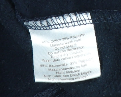 Varsity Men's Blue S Graphic Hoodie Pullover