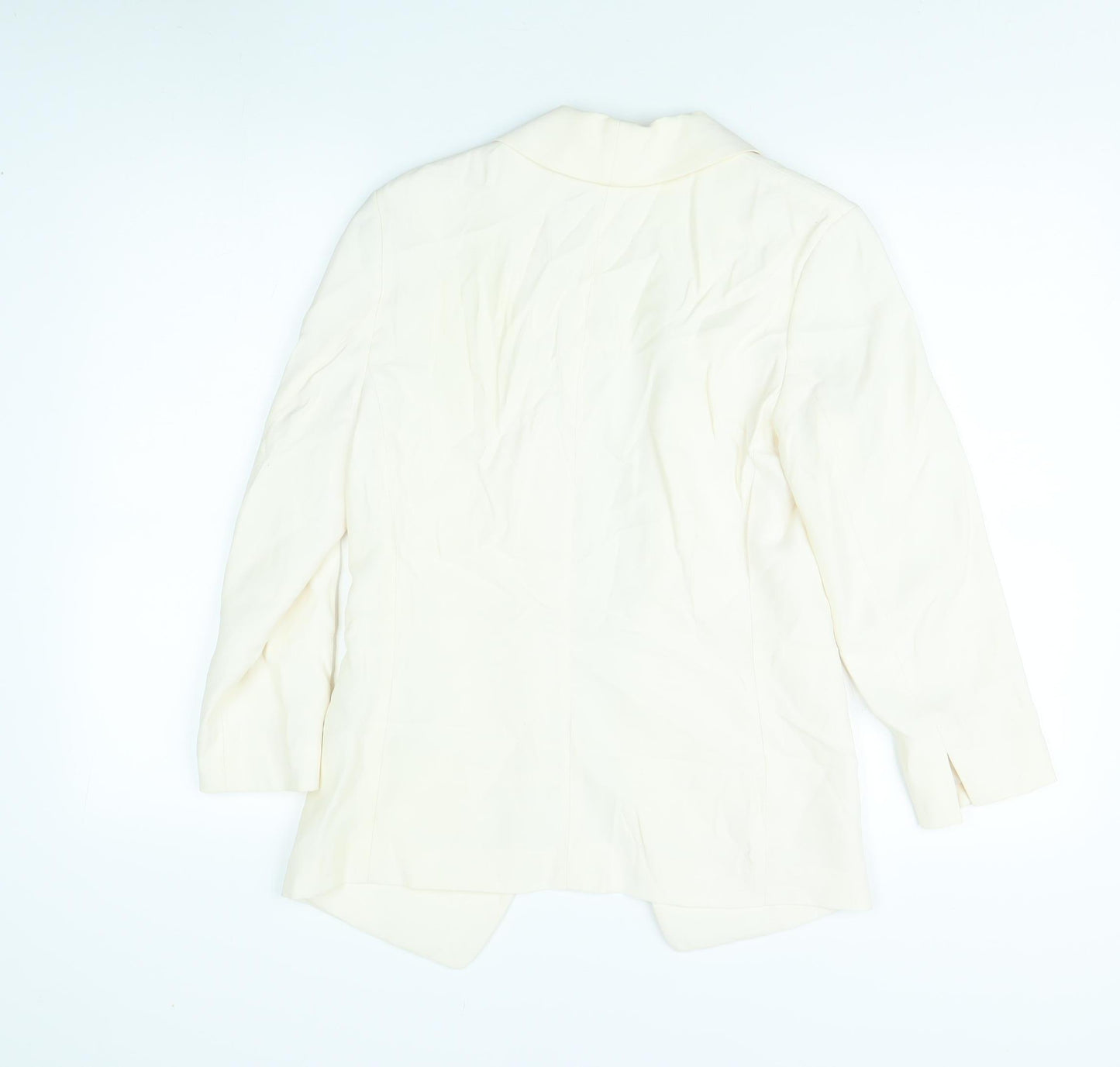 H&M Women's Ivory Blazer, Size 8, Long Sleeve