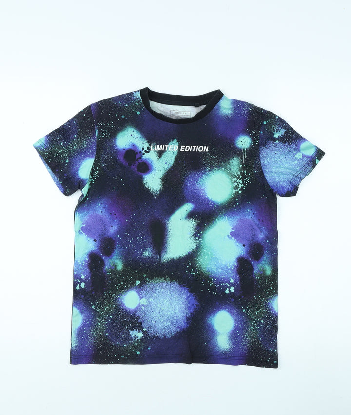Next Boys Black Graphic Print Limited Edition T-Shirt 11 Years