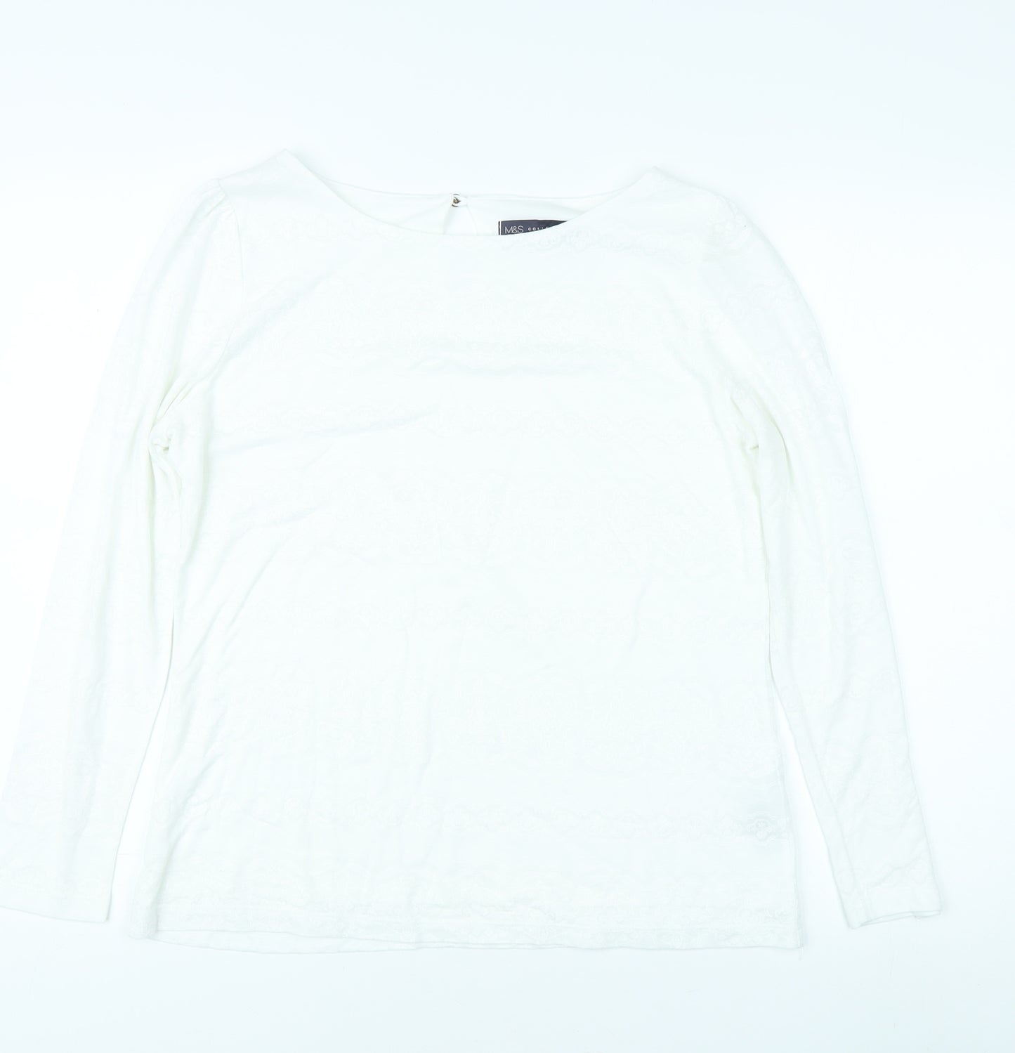 Marks and Spencer Women's White Blouse Size 14