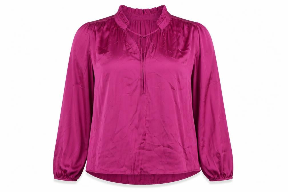 Front view of Next Women's Purple Long Sleeve Blouse, size 14