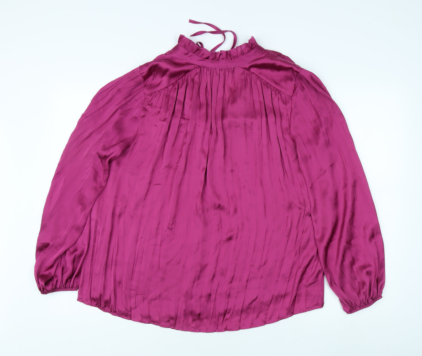 Next Women's Purple Long Sleeve Blouse Size 14