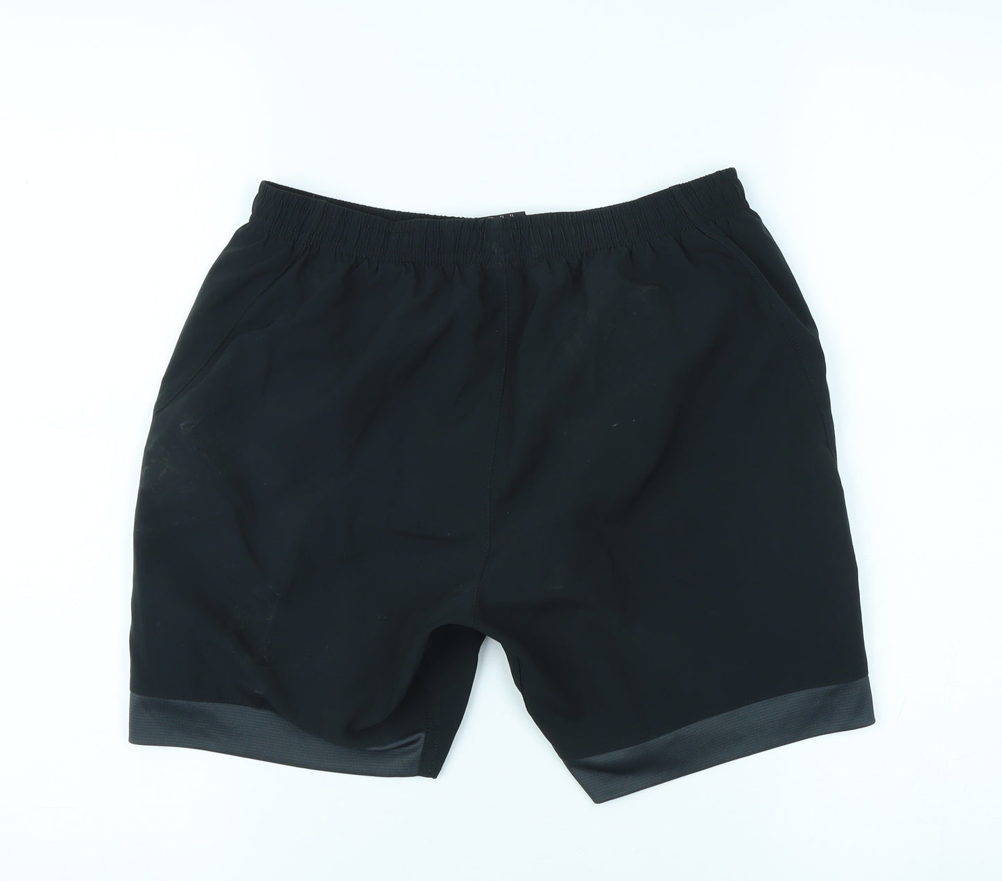 Umbro Boys Black Athletic Football Shorts Size 12 Years