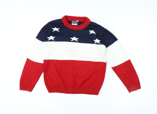 Tommy Hilfiger Boys Multicoloured American Pullover Jumper