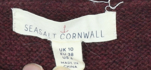Seasalt Cornwall Women's Red Pullover Jumper Size 10