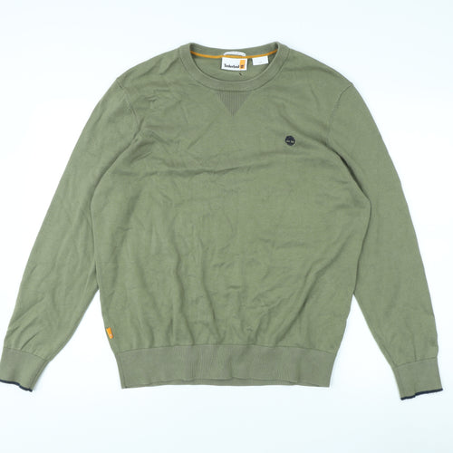Timberland Men's Green Pullover Jumper - L