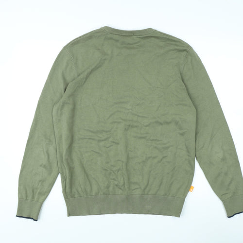 Timberland Men's Green Pullover Jumper - L