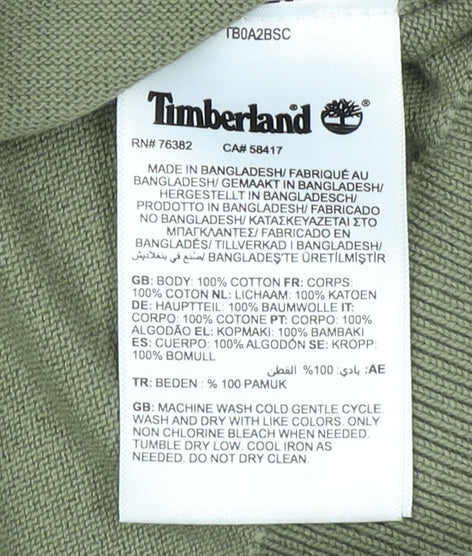 Timberland Men's Green Pullover Jumper - L