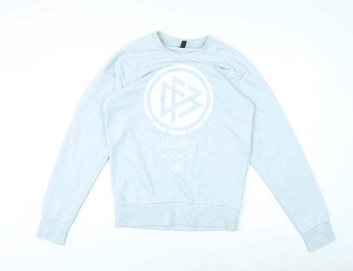 Adidas Men's White Pullover Sweatshirt Size S