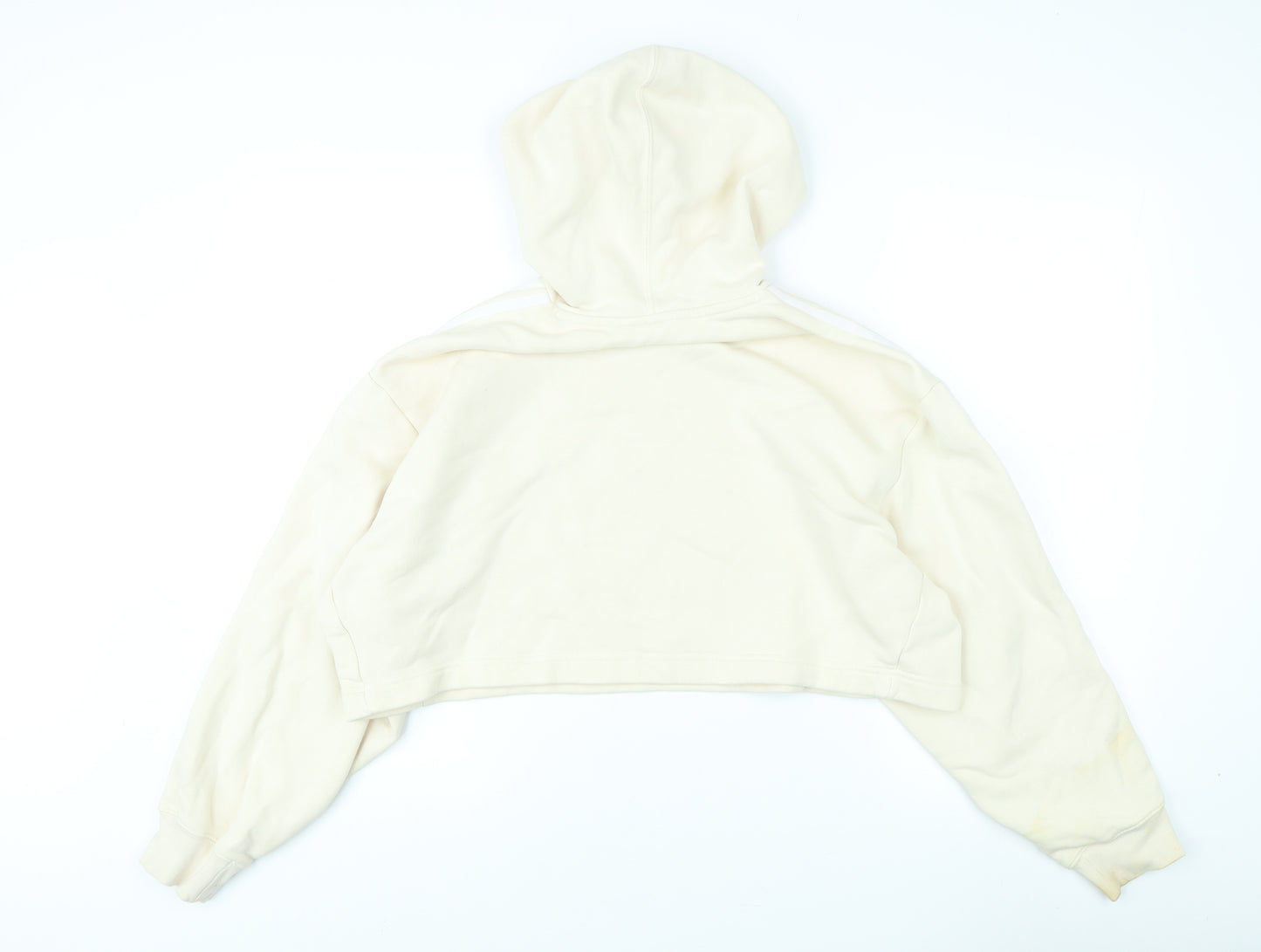 Adidas Women's Beige Pullover Hoodie, Size S - Casual Activewear
